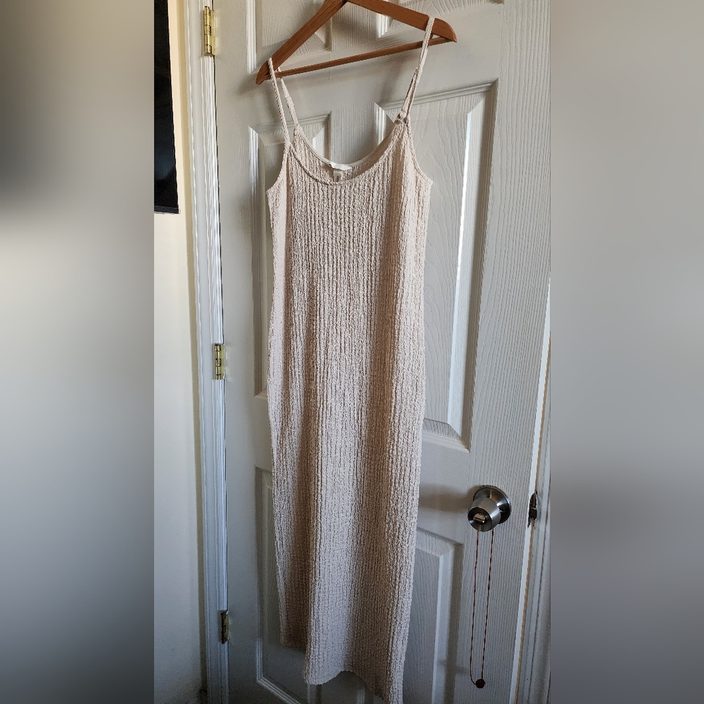 H&M Cream Maxi Dress